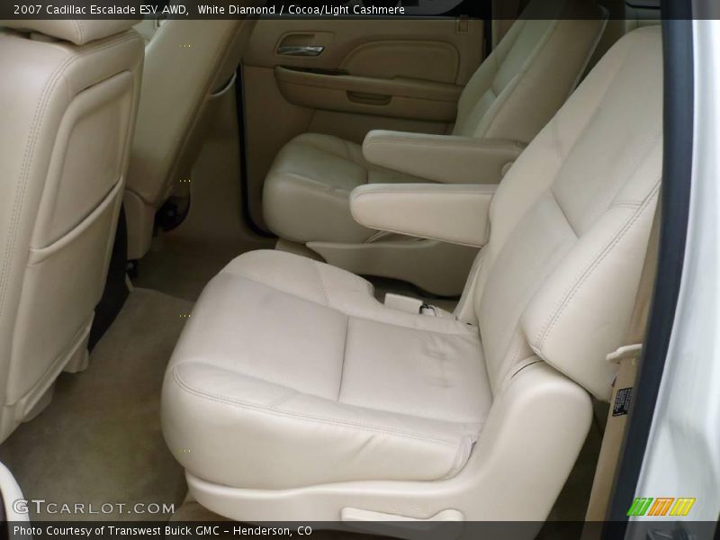 White Diamond / Cocoa/Light Cashmere 2007 Cadillac Escalade ESV AWD
