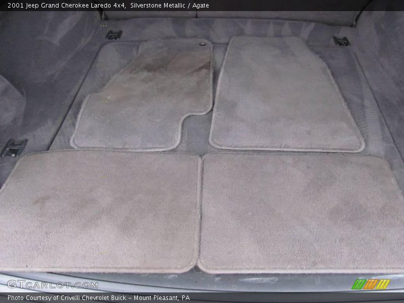 Silverstone Metallic / Agate 2001 Jeep Grand Cherokee Laredo 4x4