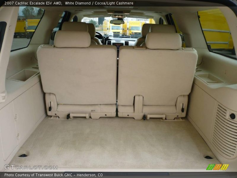 White Diamond / Cocoa/Light Cashmere 2007 Cadillac Escalade ESV AWD