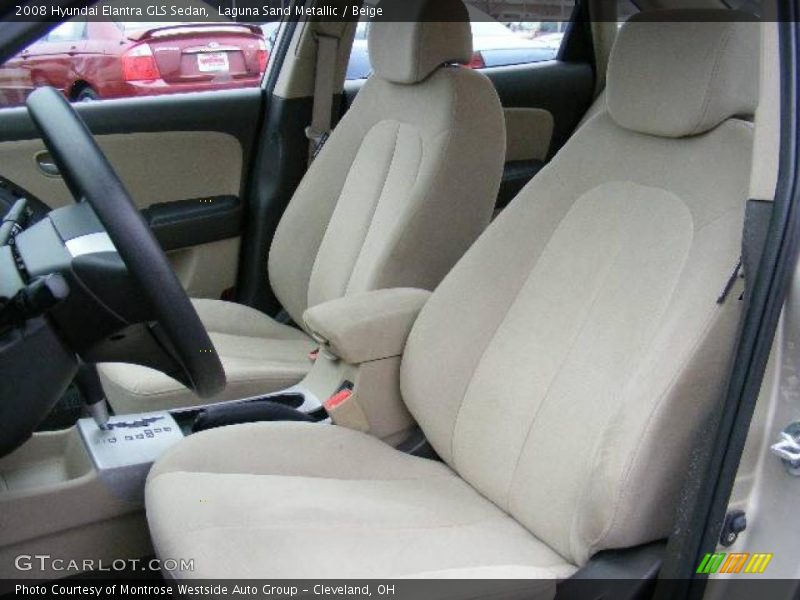 Laguna Sand Metallic / Beige 2008 Hyundai Elantra GLS Sedan