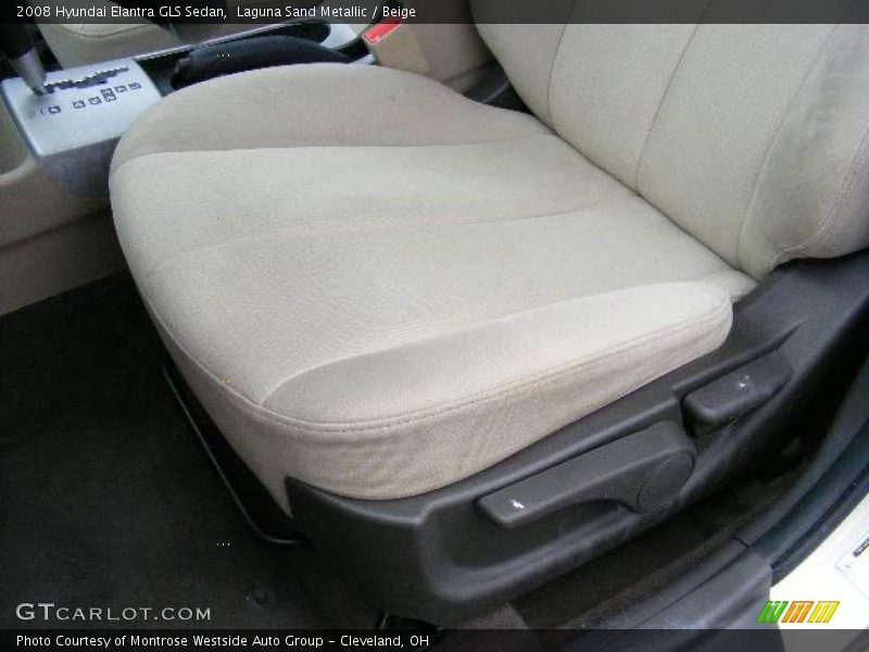 Laguna Sand Metallic / Beige 2008 Hyundai Elantra GLS Sedan