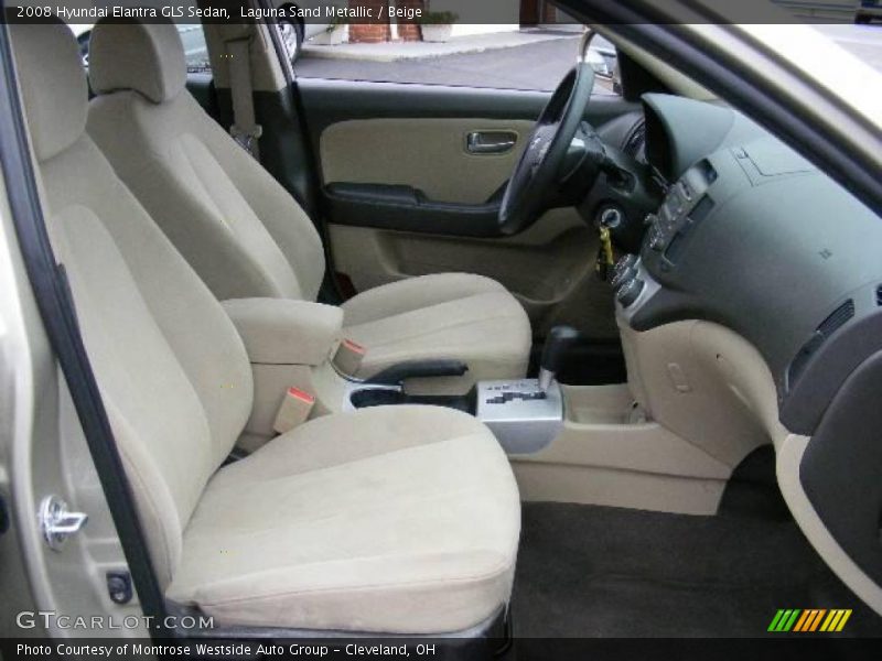 Laguna Sand Metallic / Beige 2008 Hyundai Elantra GLS Sedan
