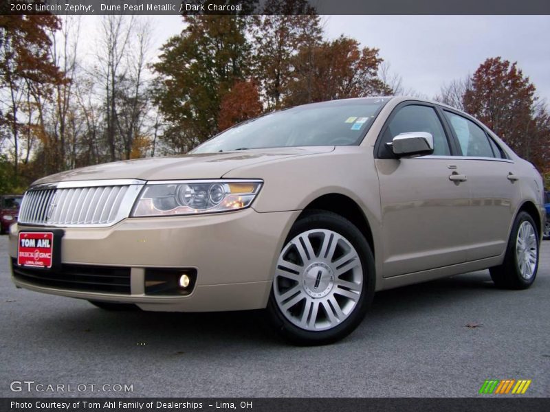 Dune Pearl Metallic / Dark Charcoal 2006 Lincoln Zephyr