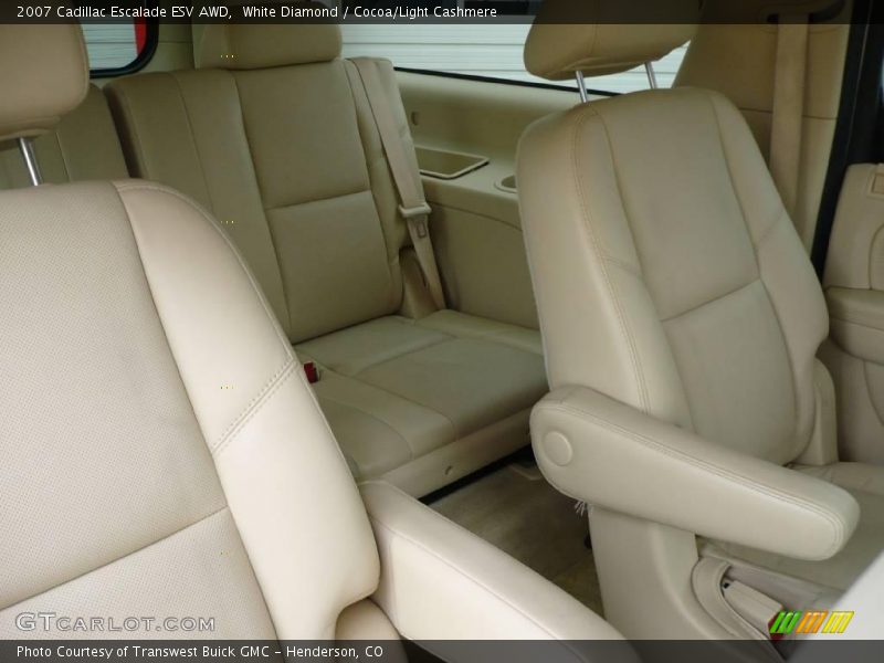 White Diamond / Cocoa/Light Cashmere 2007 Cadillac Escalade ESV AWD