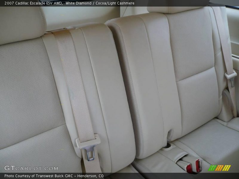 White Diamond / Cocoa/Light Cashmere 2007 Cadillac Escalade ESV AWD
