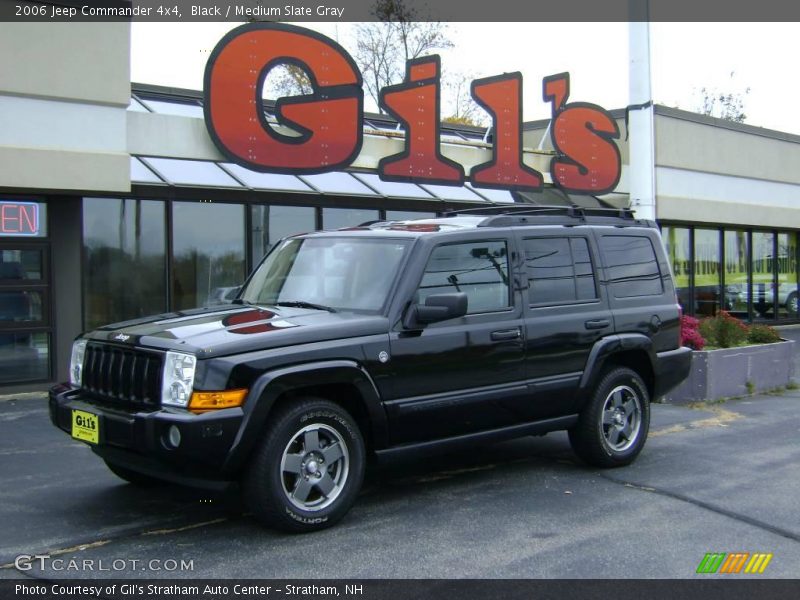 Black / Medium Slate Gray 2006 Jeep Commander 4x4