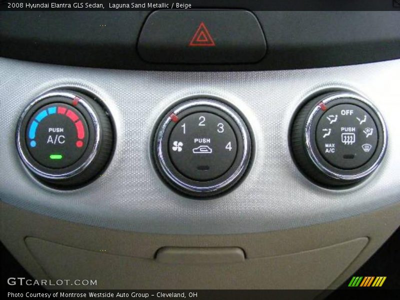 Laguna Sand Metallic / Beige 2008 Hyundai Elantra GLS Sedan