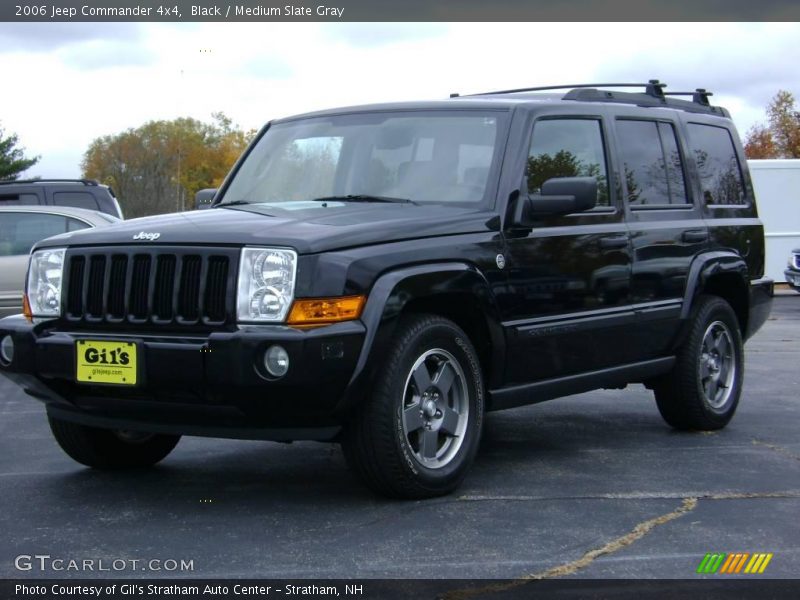 Black / Medium Slate Gray 2006 Jeep Commander 4x4