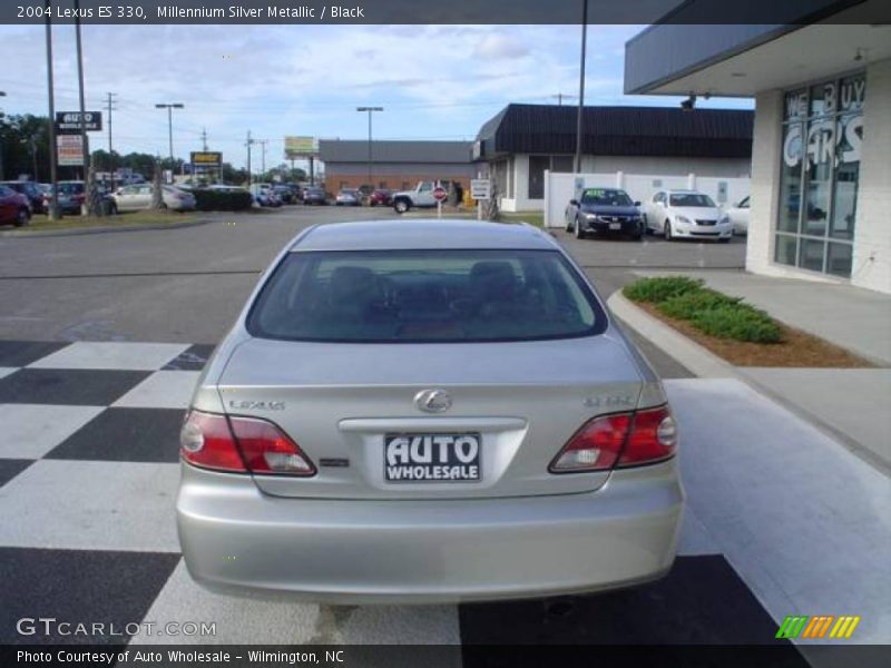Millennium Silver Metallic / Black 2004 Lexus ES 330