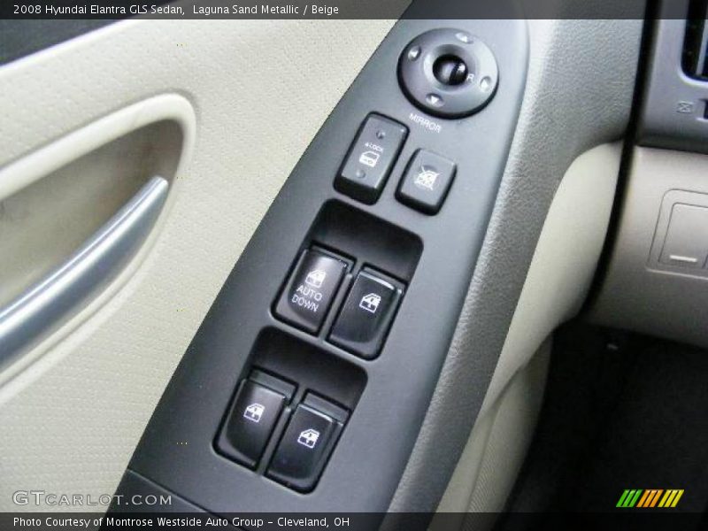 Laguna Sand Metallic / Beige 2008 Hyundai Elantra GLS Sedan