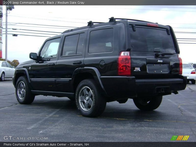 Black / Medium Slate Gray 2006 Jeep Commander 4x4