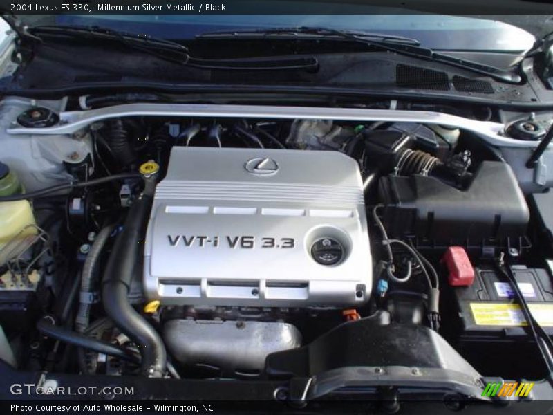 Millennium Silver Metallic / Black 2004 Lexus ES 330
