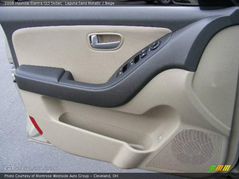 Laguna Sand Metallic / Beige 2008 Hyundai Elantra GLS Sedan