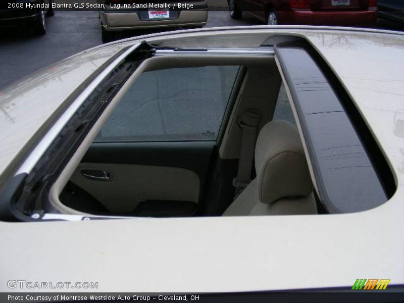 Laguna Sand Metallic / Beige 2008 Hyundai Elantra GLS Sedan