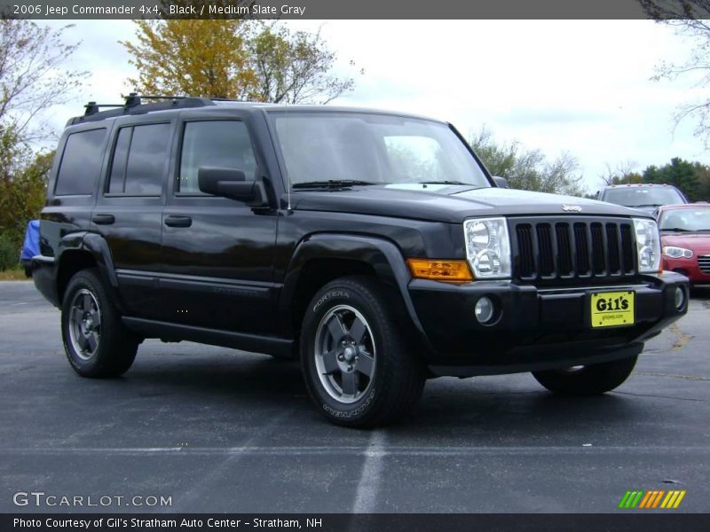 Black / Medium Slate Gray 2006 Jeep Commander 4x4