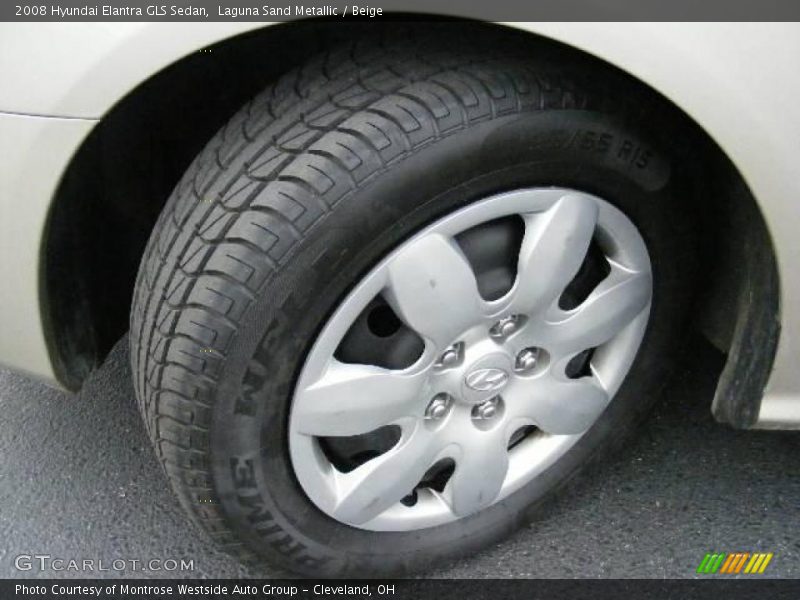 Laguna Sand Metallic / Beige 2008 Hyundai Elantra GLS Sedan