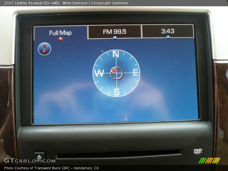 White Diamond / Cocoa/Light Cashmere 2007 Cadillac Escalade ESV AWD