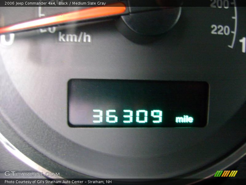 Black / Medium Slate Gray 2006 Jeep Commander 4x4