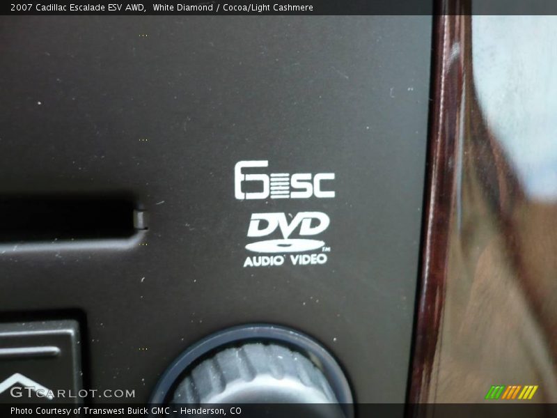 White Diamond / Cocoa/Light Cashmere 2007 Cadillac Escalade ESV AWD
