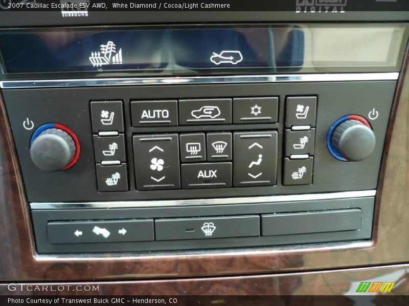 White Diamond / Cocoa/Light Cashmere 2007 Cadillac Escalade ESV AWD