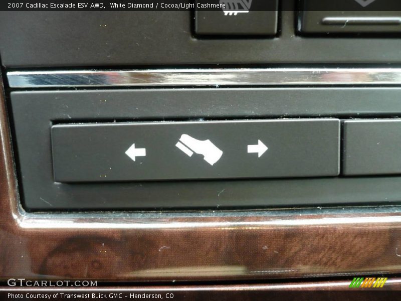 White Diamond / Cocoa/Light Cashmere 2007 Cadillac Escalade ESV AWD