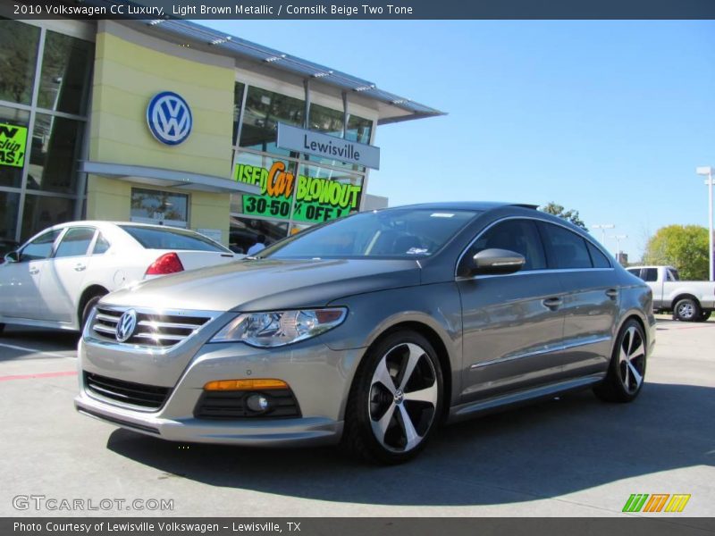 Light Brown Metallic / Cornsilk Beige Two Tone 2010 Volkswagen CC Luxury