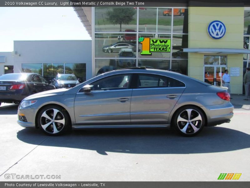 Light Brown Metallic / Cornsilk Beige Two Tone 2010 Volkswagen CC Luxury