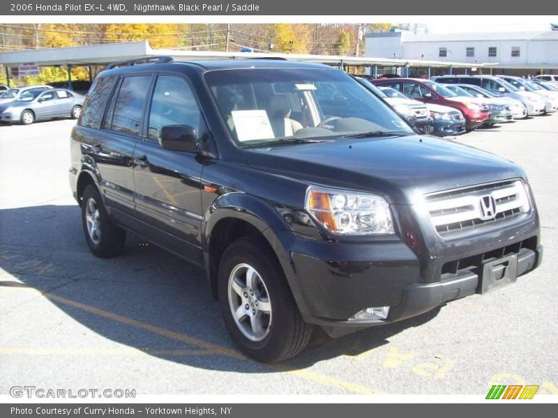 Nighthawk Black Pearl / Saddle 2006 Honda Pilot EX-L 4WD