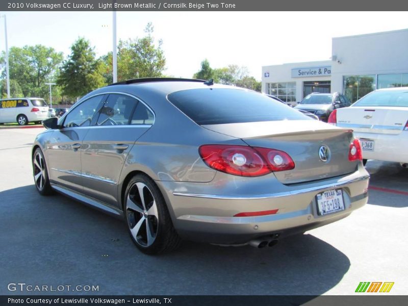 Light Brown Metallic / Cornsilk Beige Two Tone 2010 Volkswagen CC Luxury