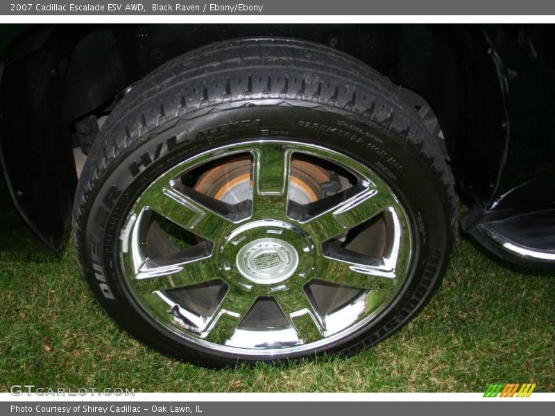 Black Raven / Ebony/Ebony 2007 Cadillac Escalade ESV AWD