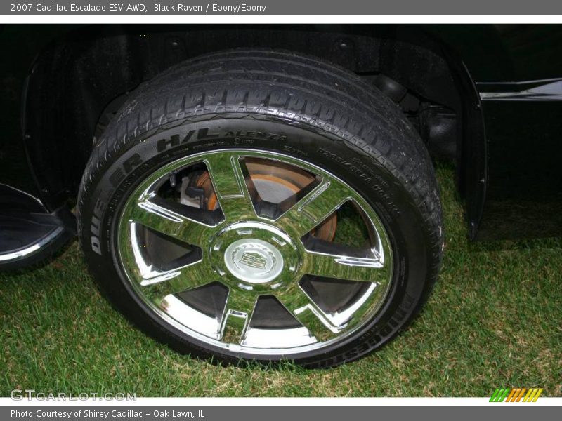 Black Raven / Ebony/Ebony 2007 Cadillac Escalade ESV AWD