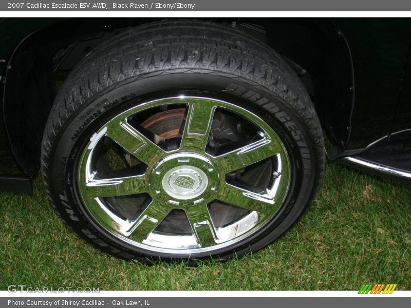 Black Raven / Ebony/Ebony 2007 Cadillac Escalade ESV AWD