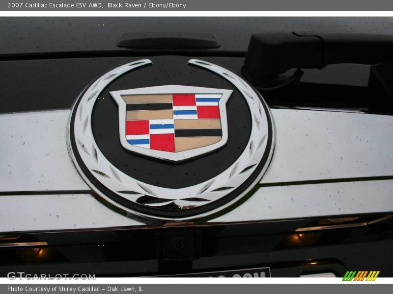 Black Raven / Ebony/Ebony 2007 Cadillac Escalade ESV AWD