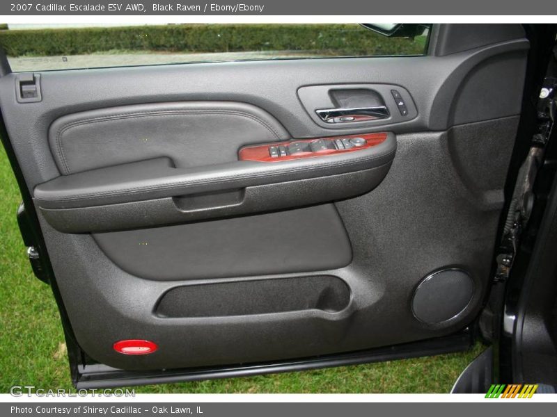 Black Raven / Ebony/Ebony 2007 Cadillac Escalade ESV AWD