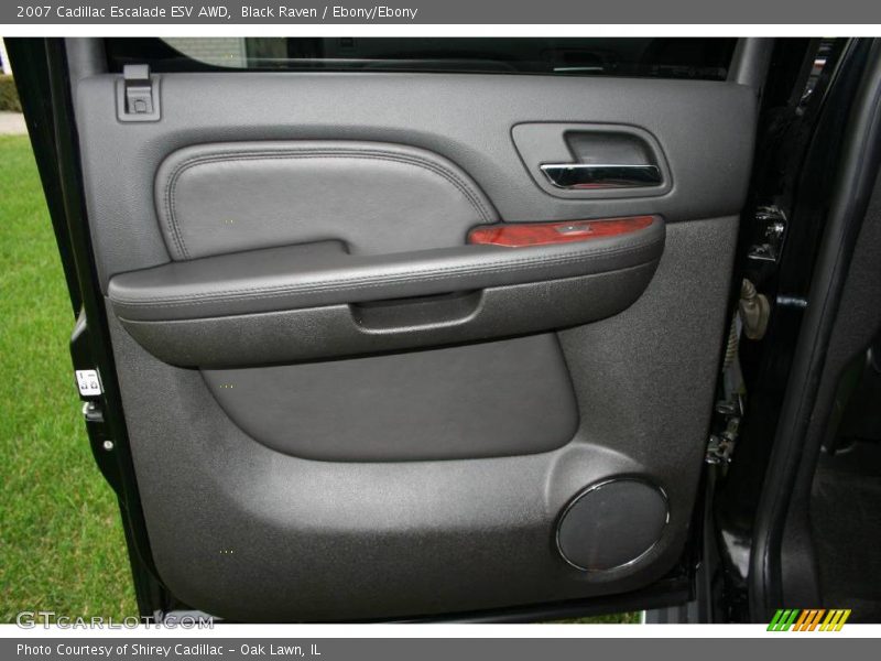 Black Raven / Ebony/Ebony 2007 Cadillac Escalade ESV AWD