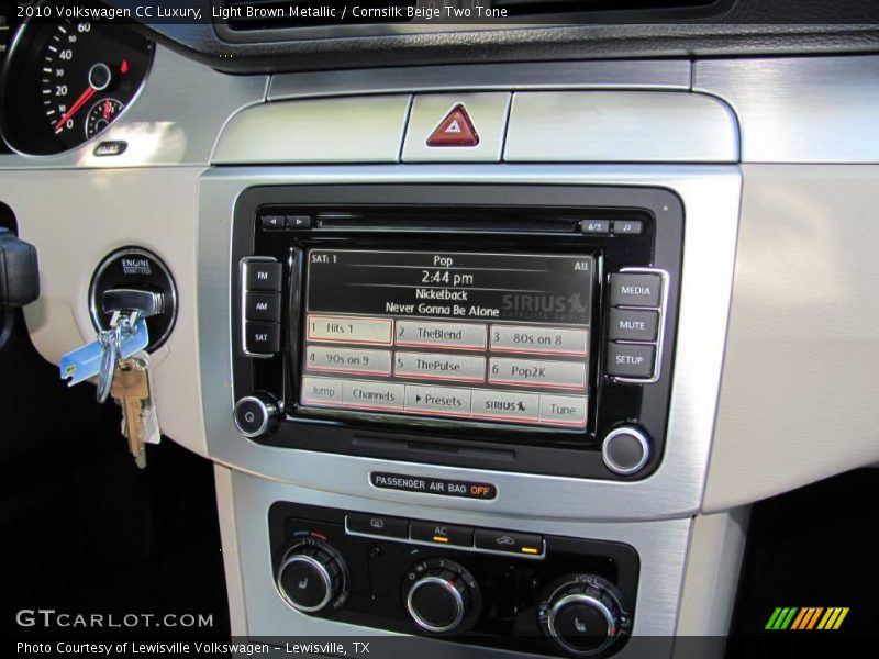 Light Brown Metallic / Cornsilk Beige Two Tone 2010 Volkswagen CC Luxury