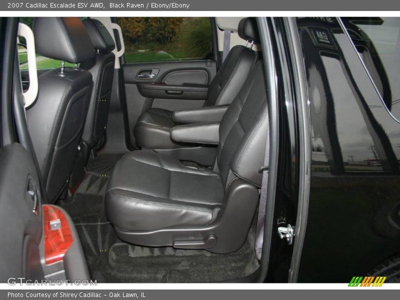 Black Raven / Ebony/Ebony 2007 Cadillac Escalade ESV AWD