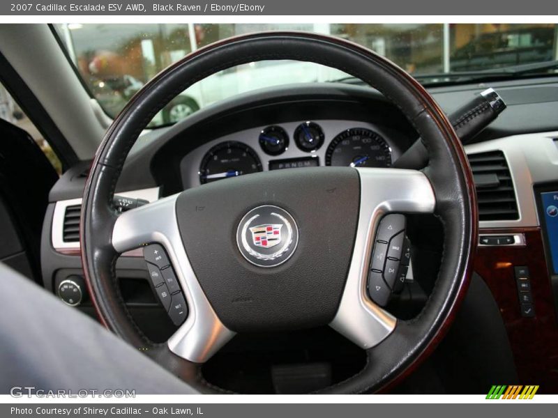Black Raven / Ebony/Ebony 2007 Cadillac Escalade ESV AWD