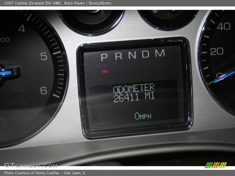 Black Raven / Ebony/Ebony 2007 Cadillac Escalade ESV AWD
