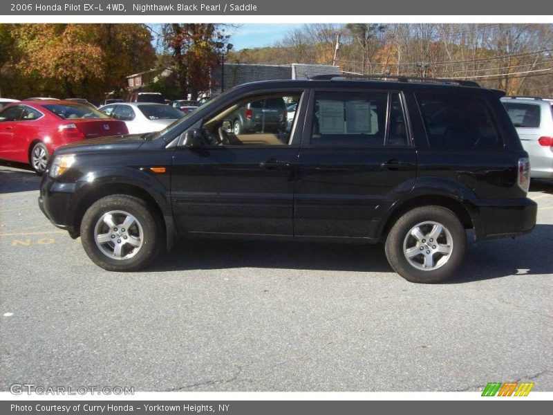 Nighthawk Black Pearl / Saddle 2006 Honda Pilot EX-L 4WD
