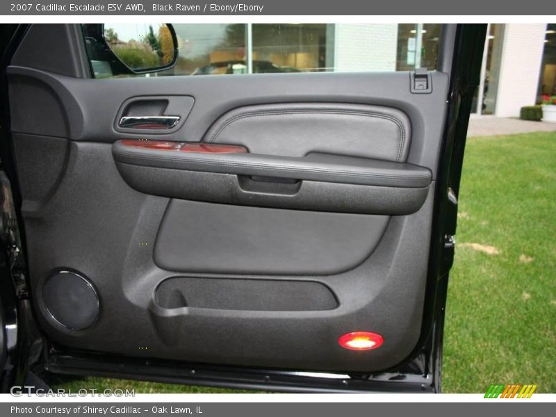 Black Raven / Ebony/Ebony 2007 Cadillac Escalade ESV AWD