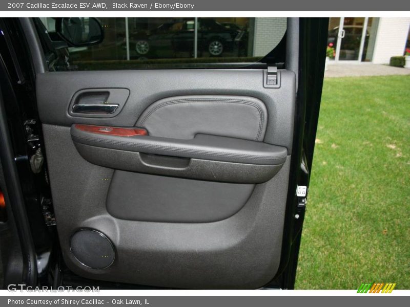 Black Raven / Ebony/Ebony 2007 Cadillac Escalade ESV AWD