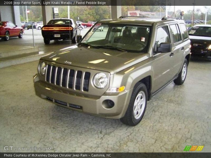 Light Khaki Metallic / Pastel Pebble Beige 2008 Jeep Patriot Sport