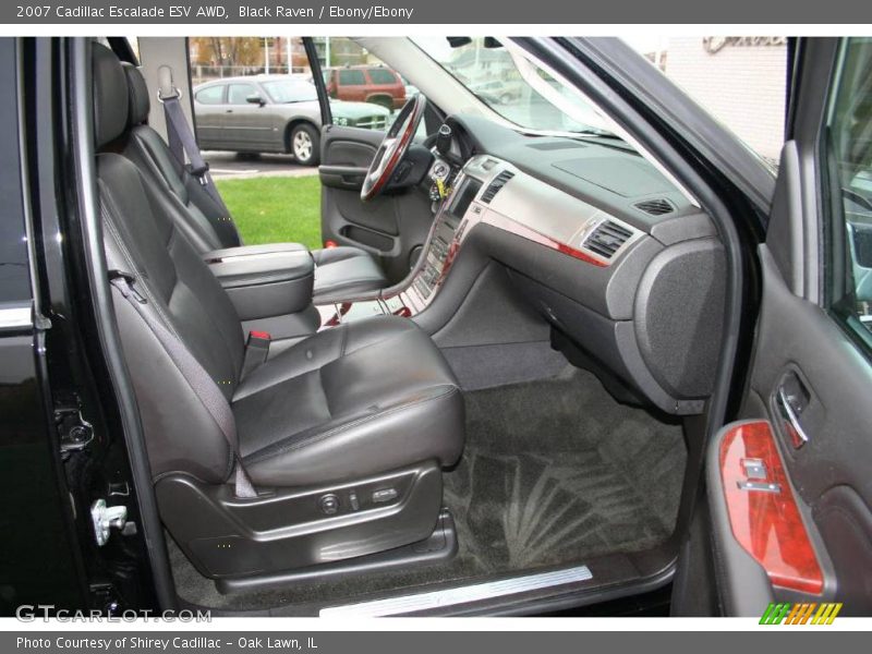 Black Raven / Ebony/Ebony 2007 Cadillac Escalade ESV AWD
