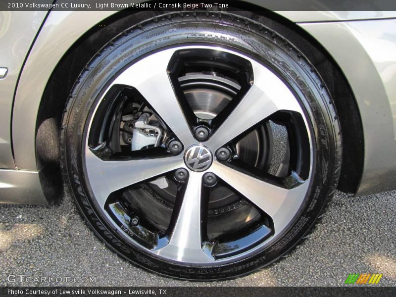 Light Brown Metallic / Cornsilk Beige Two Tone 2010 Volkswagen CC Luxury