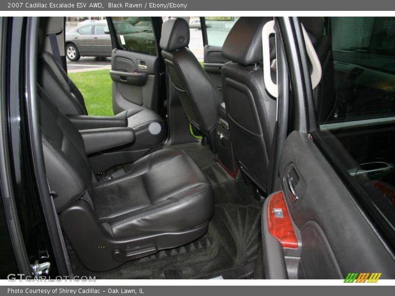 Black Raven / Ebony/Ebony 2007 Cadillac Escalade ESV AWD