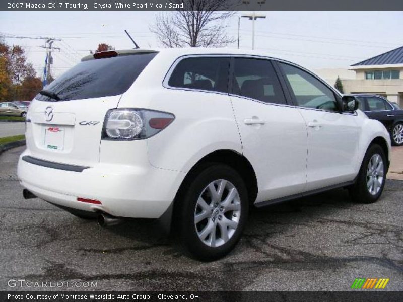 Crystal White Pearl Mica / Sand 2007 Mazda CX-7 Touring