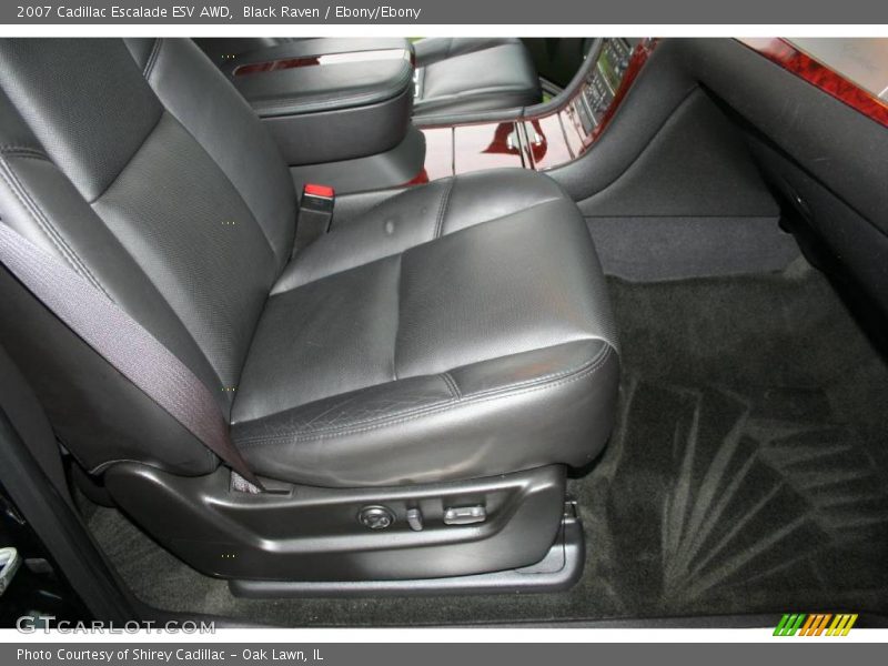Black Raven / Ebony/Ebony 2007 Cadillac Escalade ESV AWD
