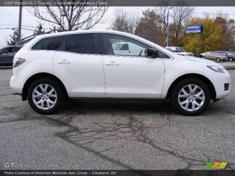 Crystal White Pearl Mica / Sand 2007 Mazda CX-7 Touring