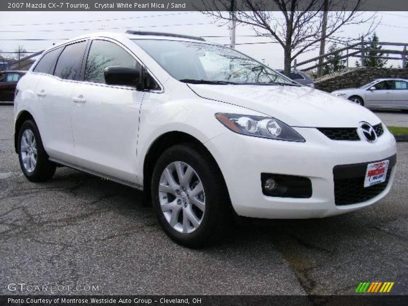 Crystal White Pearl Mica / Sand 2007 Mazda CX-7 Touring
